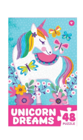 Unicorn Dreams 48 Pieces Interlocking Jigsaw Puzzle for Kids