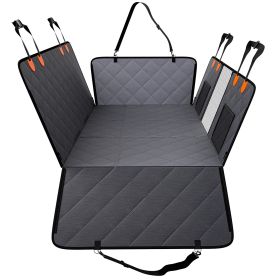 VEVOR 57.4 X 30.3 In Dog Car Seat Cover For Back Seat Waterproof 600D For Truck (Option: WMDY24157)