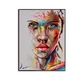 Ha's Art Top Selling Handmade Abstract Oil Painting Wall Art Modern Minimalist Fashion Figure Picture Canvas Home Decor For Living Room Bedroom N (size: 100x150cm)
