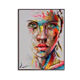 Ha's Art Top Selling Handmade Abstract Oil Painting Wall Art Modern Minimalist Fashion Figure Picture Canvas Home Decor For Living Room Bedroom N (size: 70x140cm)